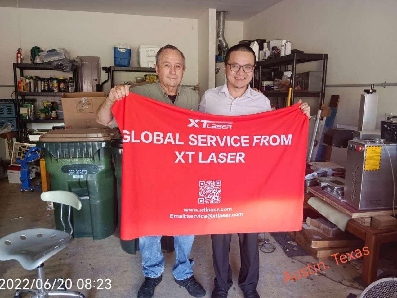  Worry free service, start from a new day XTlaser After-sales Global Service Line American Station