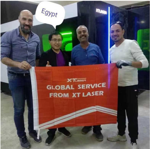 Worry free service start from a new day XTlaser After sales Global Service Line Pakistan Station